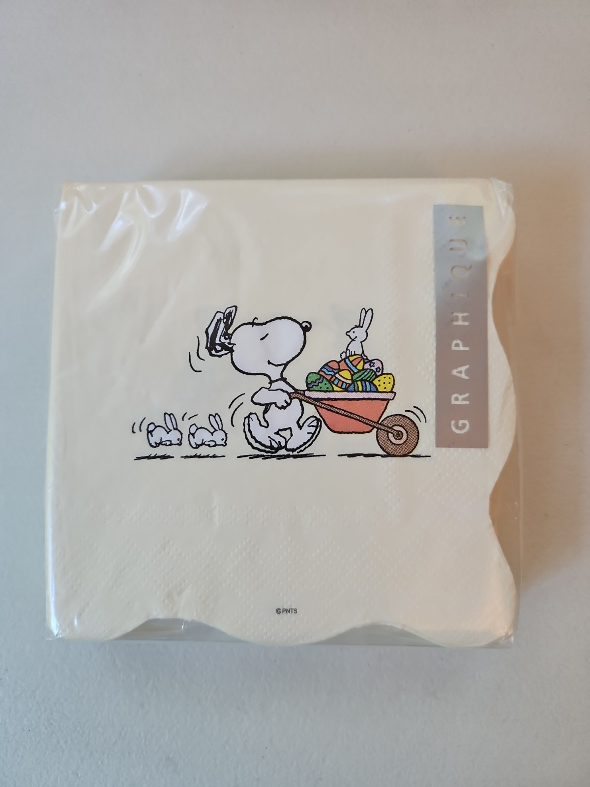 Graphique Peanuts Snoopy Easter Spring Cocktail Napkins 40ct NEW 25 CM X 25 CM gallery