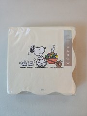 Graphique Peanuts Snoopy Easter Spring Cocktail Napkins 40ct NEW 25 CM X 25 CM