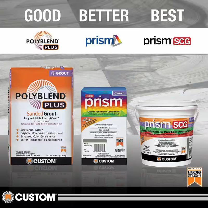 Polyblend plus #09 Natural Gray 1 Lb. Sanded Grout gallery