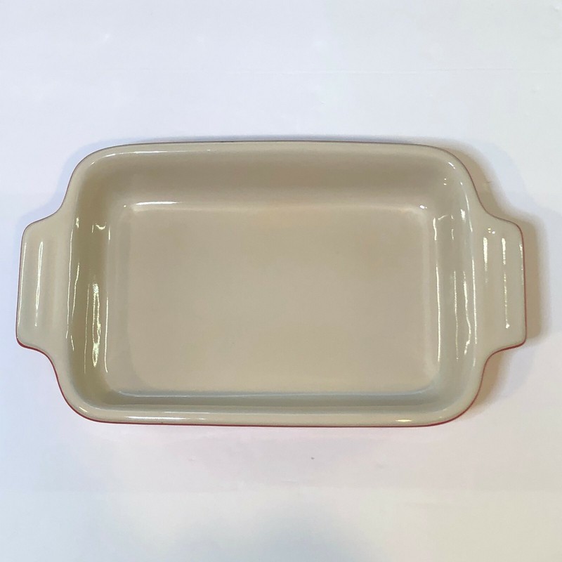 Le Creuset Rectangular Stoneware 7" x 5" Red Baking Dish #13-27 gallery