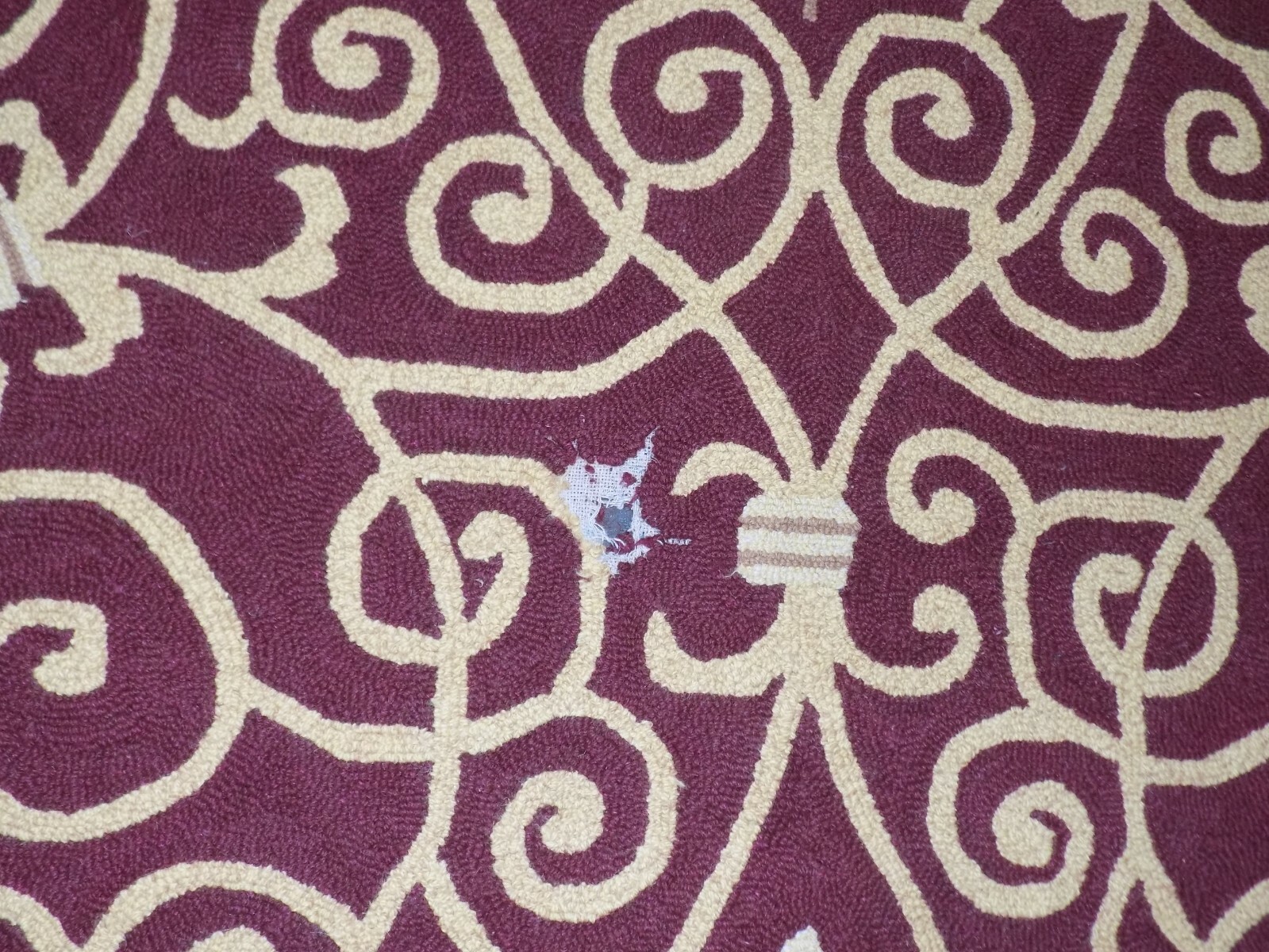 BLACK 7'-9" X 9'-9" Hole in Rug Reduced Price 1172586122 HK11A-8 gallery