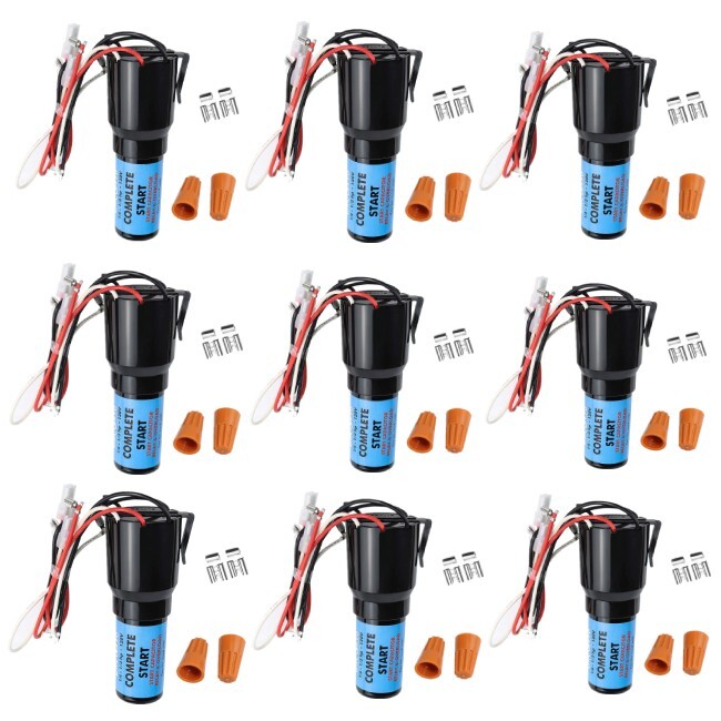 RCO410 3 in 1 Relay Hard Start Capacitor Kit For Refrigerator 1/4-1/3 9 Pack gallery