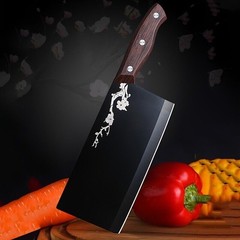 Chef Cleaver Razor Sharp Blade Chopper Knife Ergonomic Handle Meat Kitchen Knife