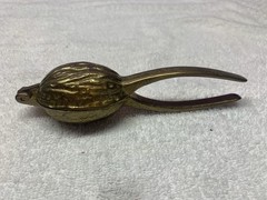 Vintage Brass Walnut Cracker Nuts Unique Collectible Party Piece Retro