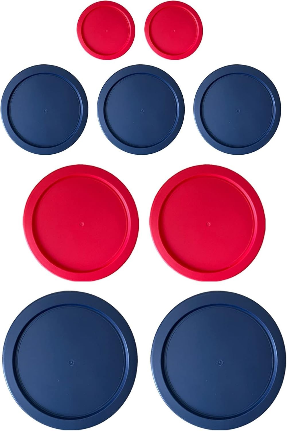 Replacement Lids for Pyrex Glass Containers 1-Cup 2-Cup 4-Cup 7 Cup Round 9pcs gallery