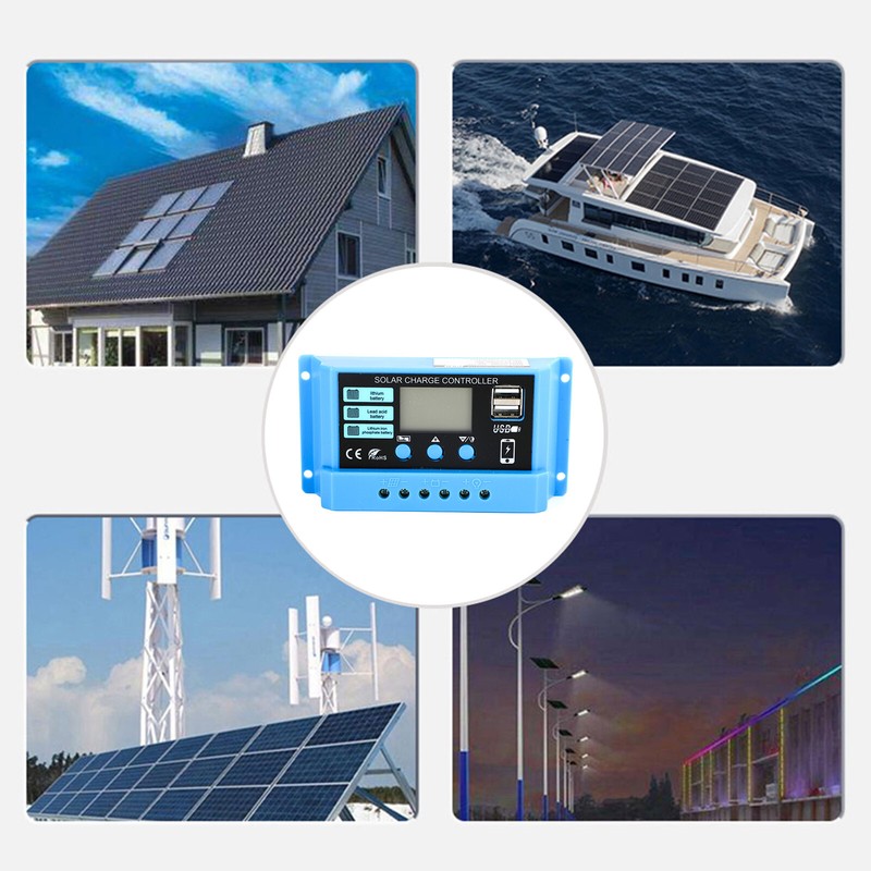 🏅30A PWM Solar Charge Controller PV Regulator For Lifepo4 Lead Acid Gel gallery