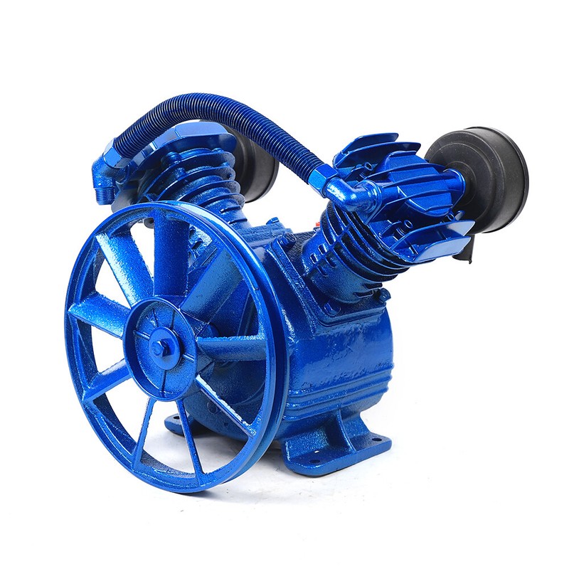 3 HP 2-Piston Replacement Air Compressor Pump Single Stage V Style Twin Cylinder gallery