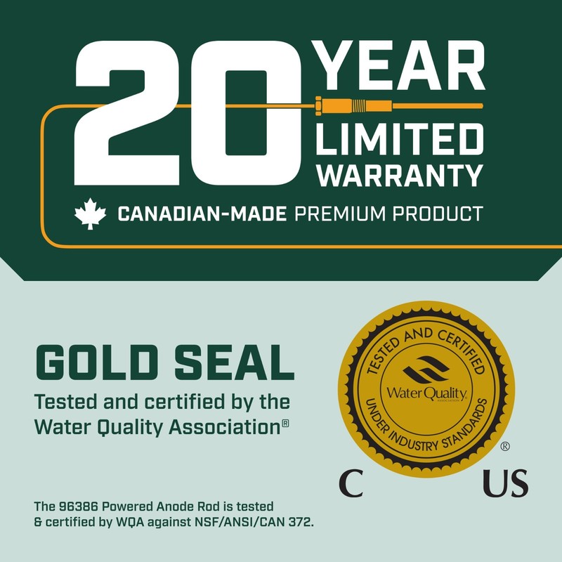 Corro-Protec Powered Anode for Water Heater, 20-Year Warranty + Eliminates Smell gallery