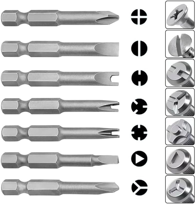 13pc Security Screwdriver Bit Set 1/4" Hex Shank Y-Type Spanner Triangle 50mm gallery