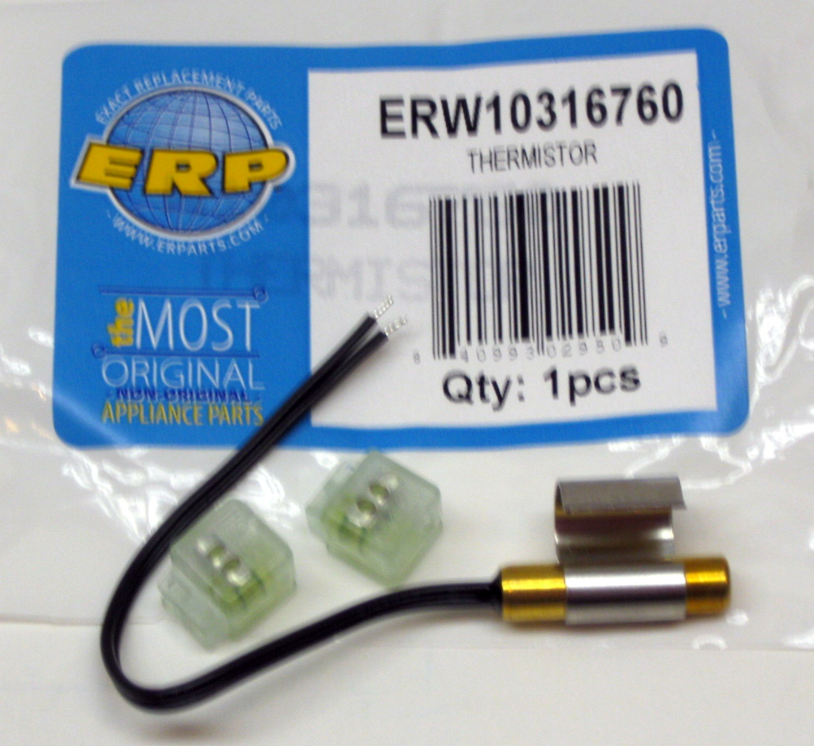 Refrigerator Thermistor Sensor for Whirlpool W10316760 AP4538142 PS2580944 gallery