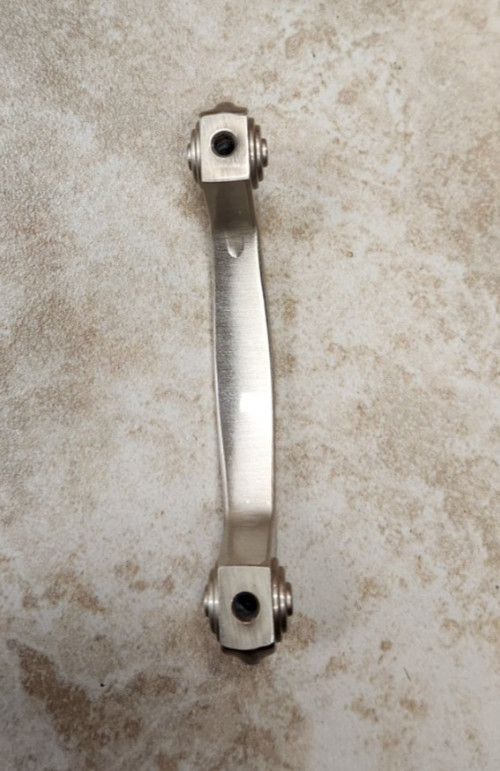 Arch Rope Cabinet Hardware Pull Brushed Satin Nickel 3" C-C Drawer Door Handle gallery