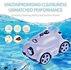 Automatic Pool Vacuum Cleaner Robot Hinice Self-Directed Sweeping + Suction