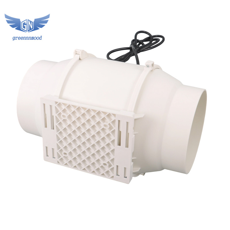 6" Inline Ventilation Exhaust Fan 400 CFM Duct Intake High Efficiency Air Fan gallery