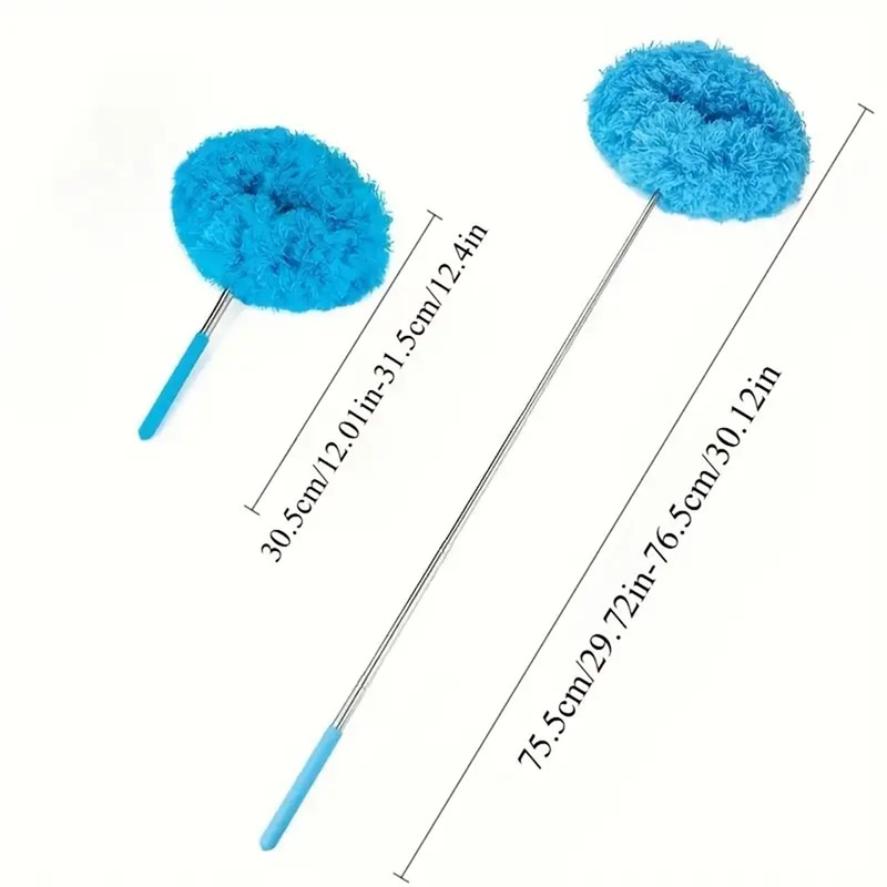 Extendable Ceiling Fan Duster, Long Reach Ring Brush for Easy Dust Cleaning gallery
