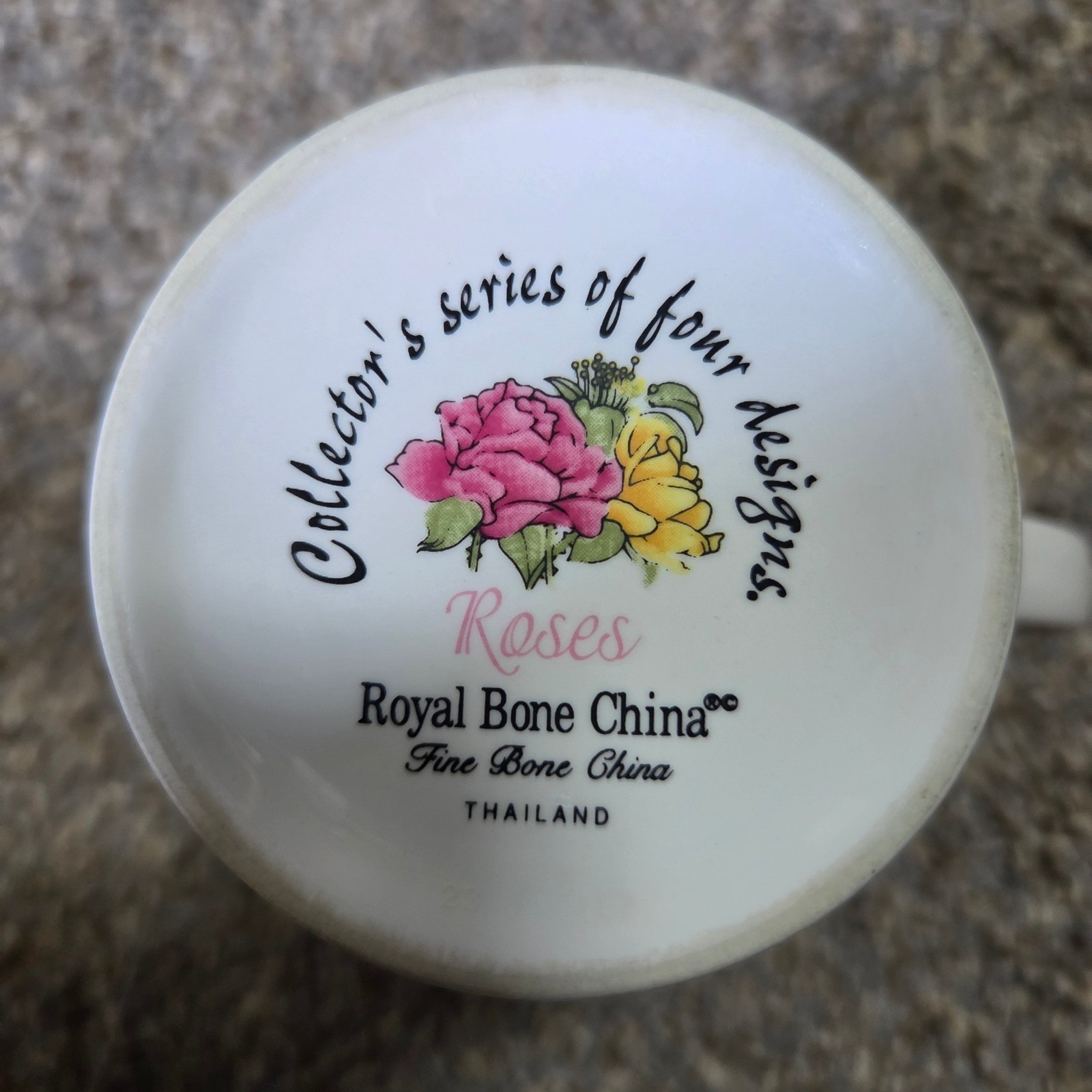 Royal Bone China Roses Coffee Mug Collector Series Four Designs Fine Bone China gallery
