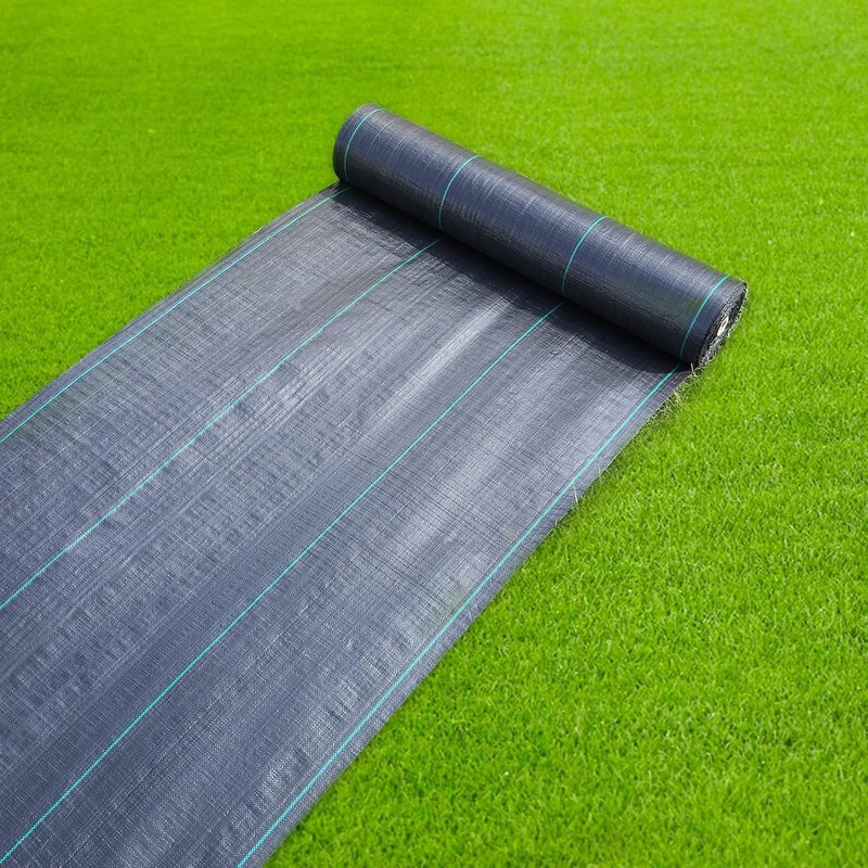 Versatile 4x100 Weed Barrier Fabric - Erosion Prevention & Tear-Resistant Design gallery