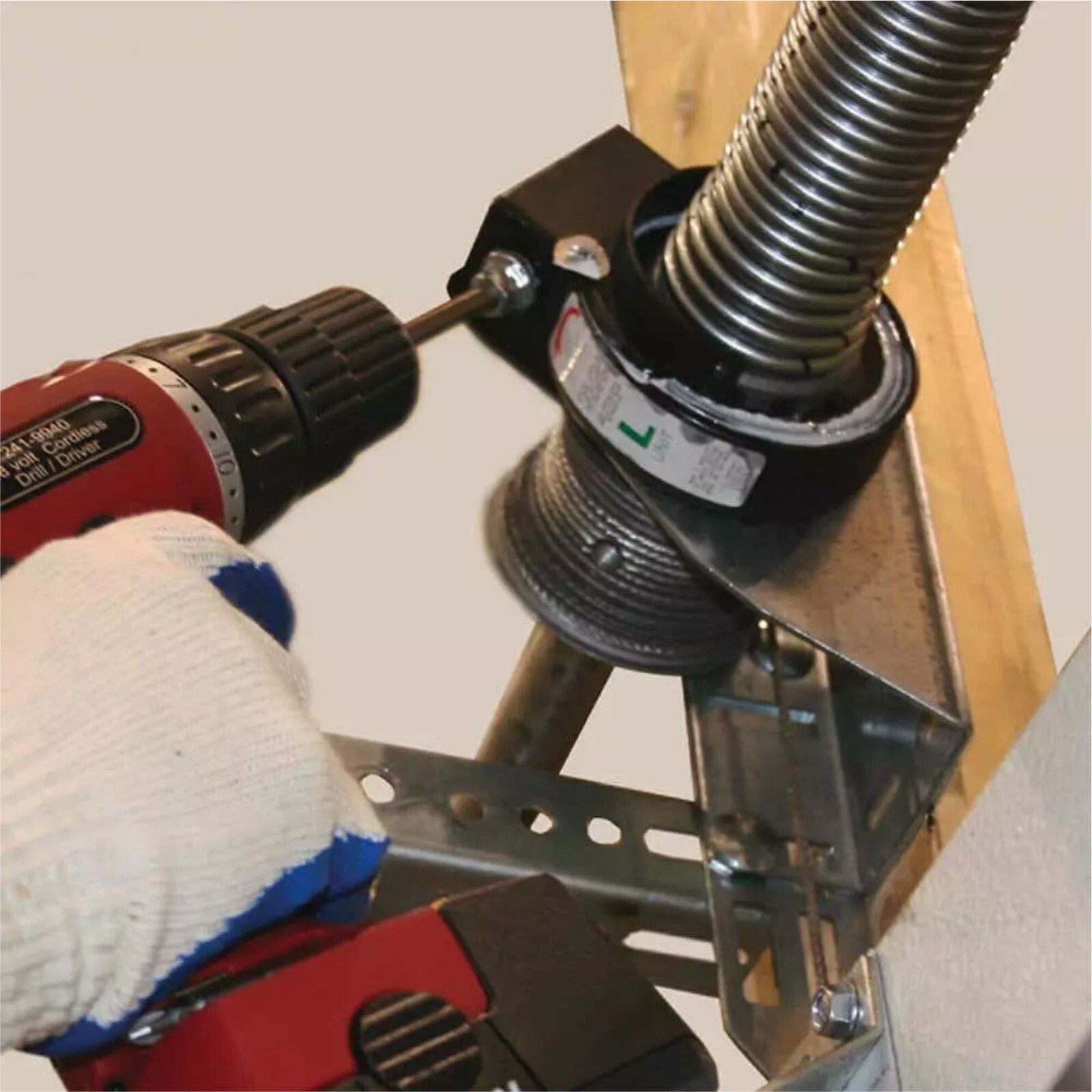 Garage Door Torsion Conversion Kit EZ SET for 9ft Wide x 8ft High Door gallery