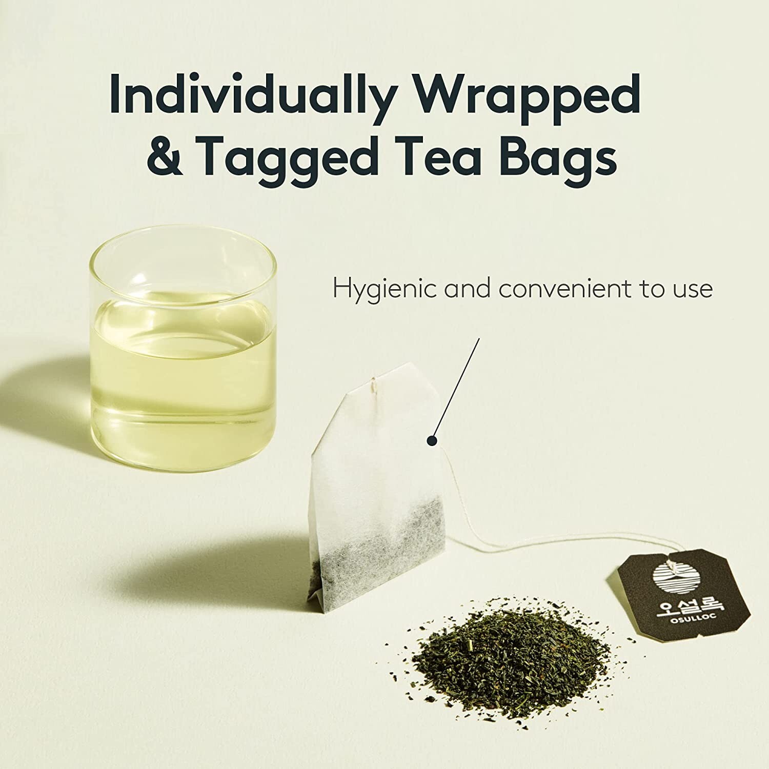 OSULLOC Pure Green Tea Premium Organic Blended Tea from Jeju 20 tea bags gallery