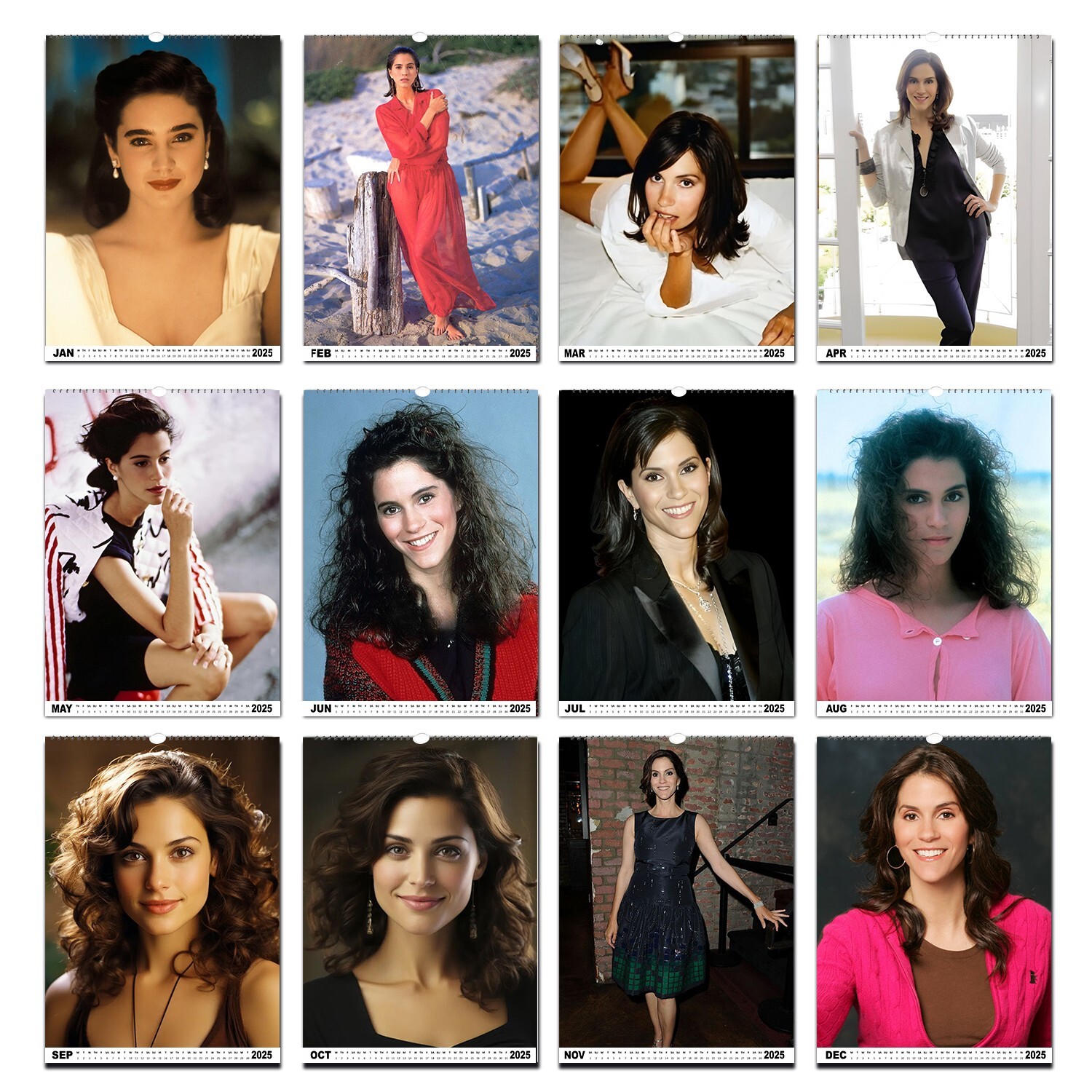 Jami Gertz Personalised | 2026/27 Calendar | choose start month gallery