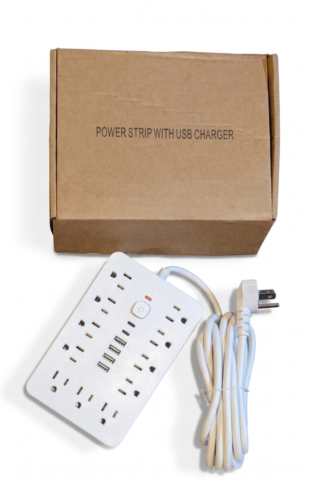 7 in 1 Power Strip Surge Protector with 11 Outlets 4 USB & 2 USB C Ports Open gallery