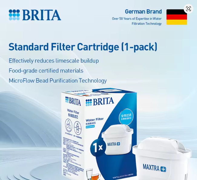 Brita Maxtra Water Filter Cartridge 1 Pcs Kettle Activated Carbon Purifier Filte gallery