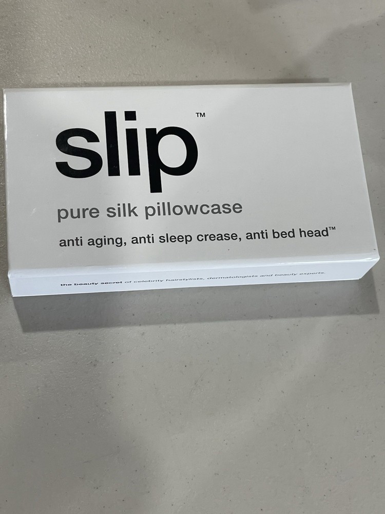 SLIP PURE SILK PILLOWCASE QUEEN/ STANDARD 20”X 30” IN CREAM
