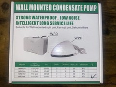Mini 100-240V White Split Condensate Pump, AC Hvac Silent Condensate Pump, 50…