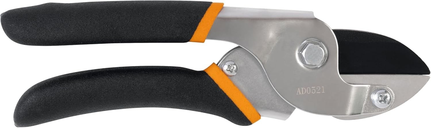 Fiskars # 9110 Anvil Pruner with Power Lever Technology- Non-stick Blade Coding gallery