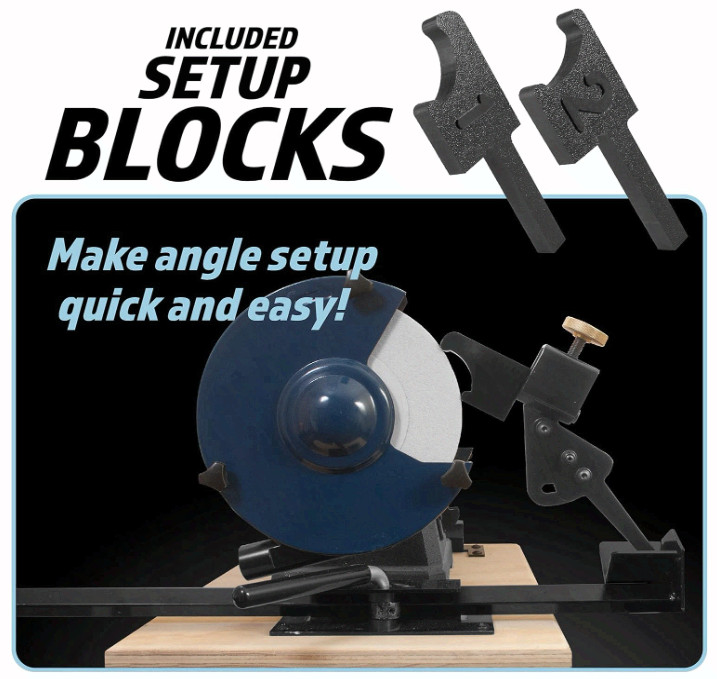 Pro Grind Multi-Grind Sharpening Jig for Bowl Gouges & Chisels, V-Arm Fit gallery