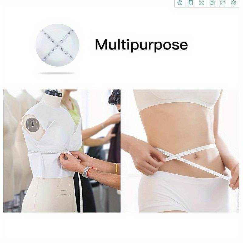 Body Measuring Tape Ruler Sewing Cloth Tailor Measure Soft Flat 60 inch 150 cm gallery
