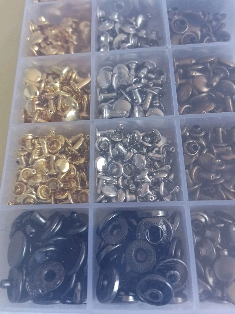 Metal Snap Fastener Button Press Stud Clothes Repair Rivet Leatherwork gallery