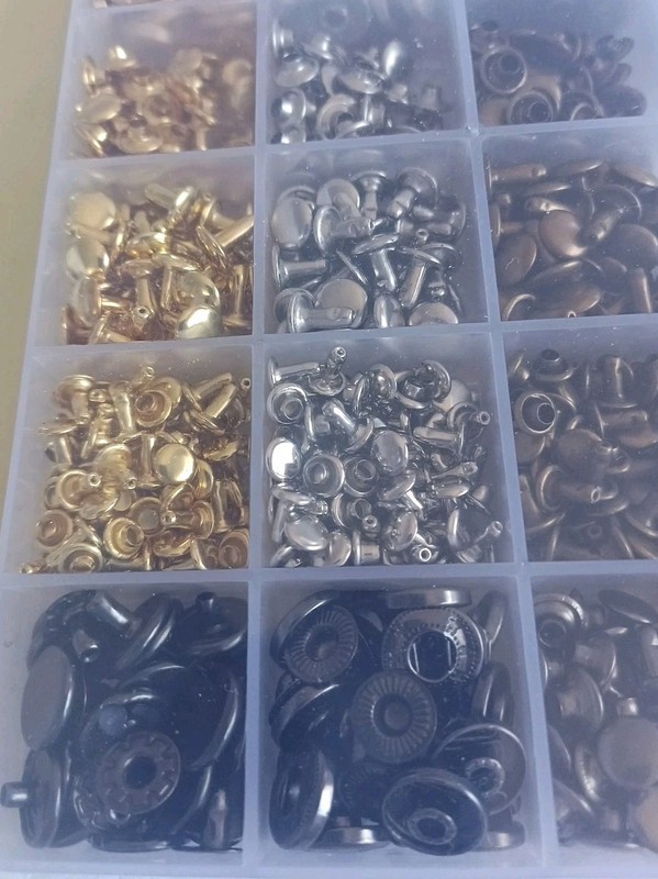 Metal Snap Fastener Button Press Stud Clothes Repair Rivet Leatherwork gallery