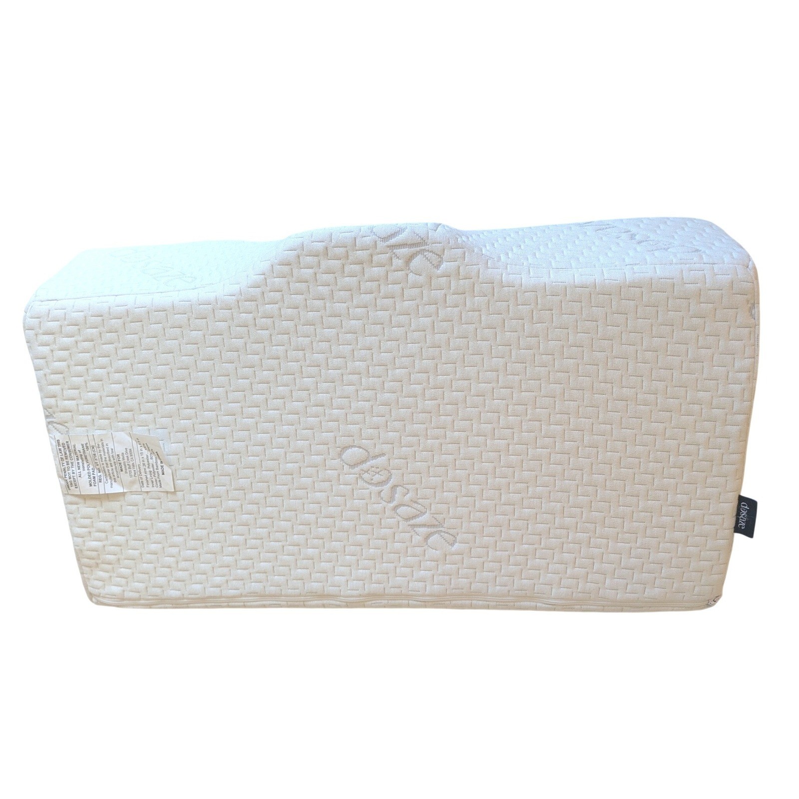 Dosaze Contoured Orthopedic Pillow DCOP King White Memory Foam Neck Support gallery
