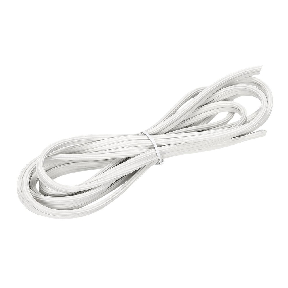 Screen Spline, 5M/16.4Ft Silicone Window Sealing Strip, 4mm OD White