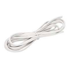 Screen Spline, 5M/16.4Ft Silicone Window Sealing Strip, 4mm OD White