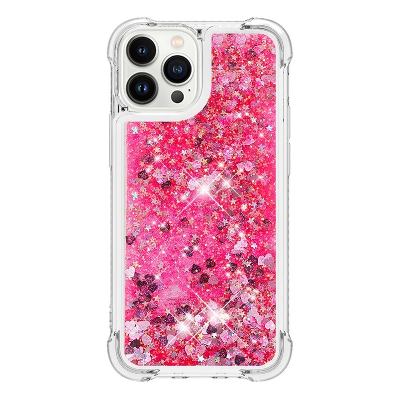 For Google Pixel 9 Pro 8 7A Liquid Glitter Hard Shockproof Phone Case Cover