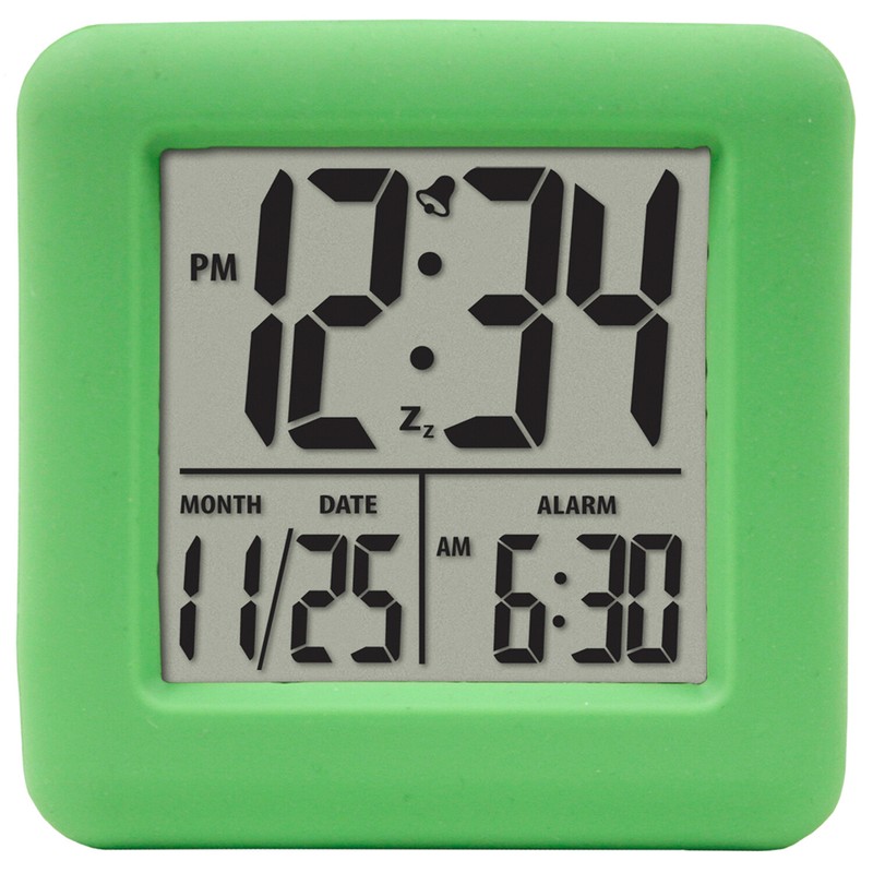 70931 Equity by La Crosse Soft Cube LCD Digital Alarm Clock - Open Box gallery