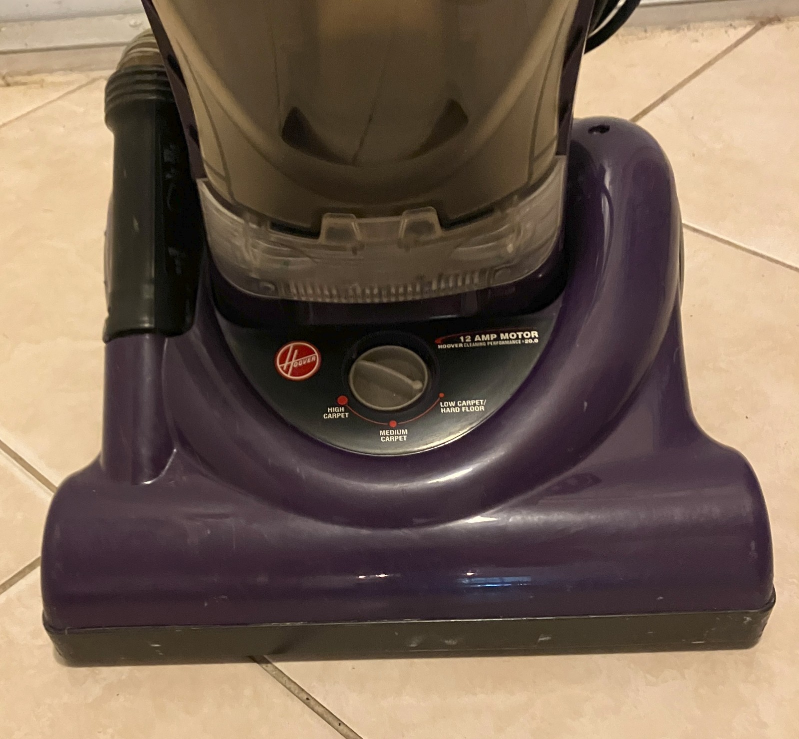 Hoover Bagless Upright Vacuum Cleaner Purple with Handle & Attachments gallery