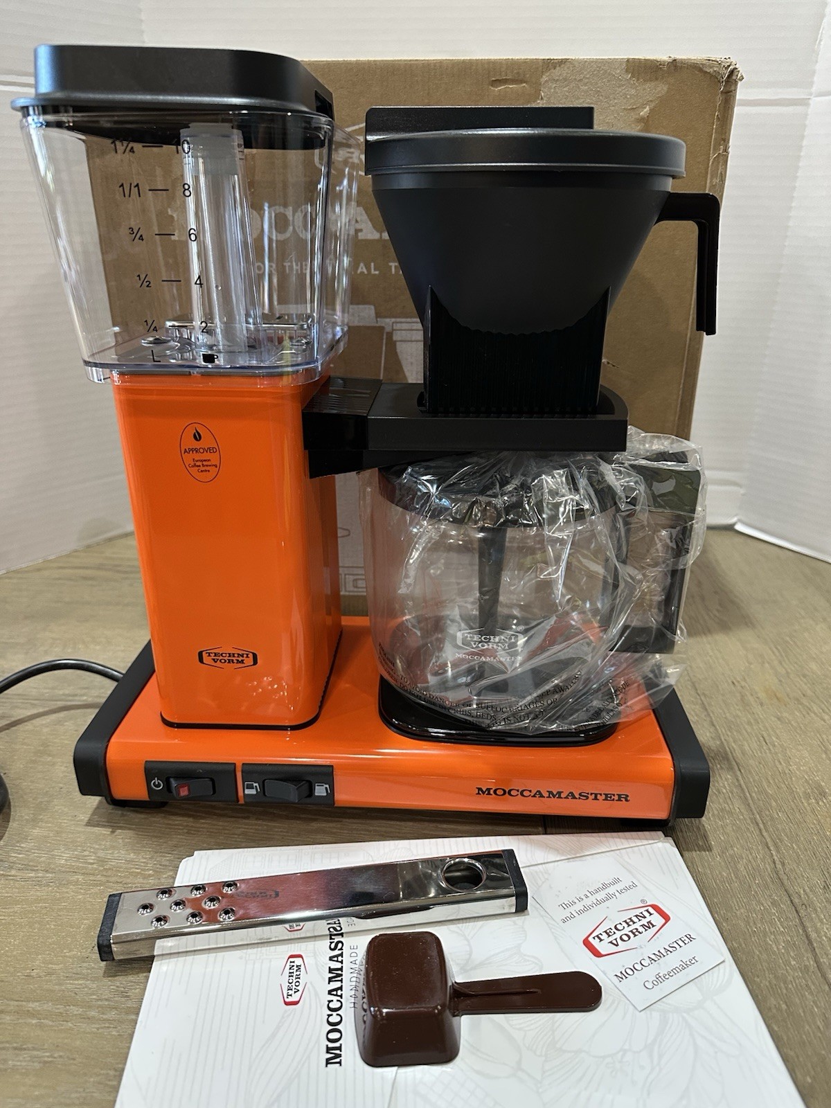 Technivorm MOCCAMASTER KBGV Coffee Maker Machine Orange 53947 gallery
