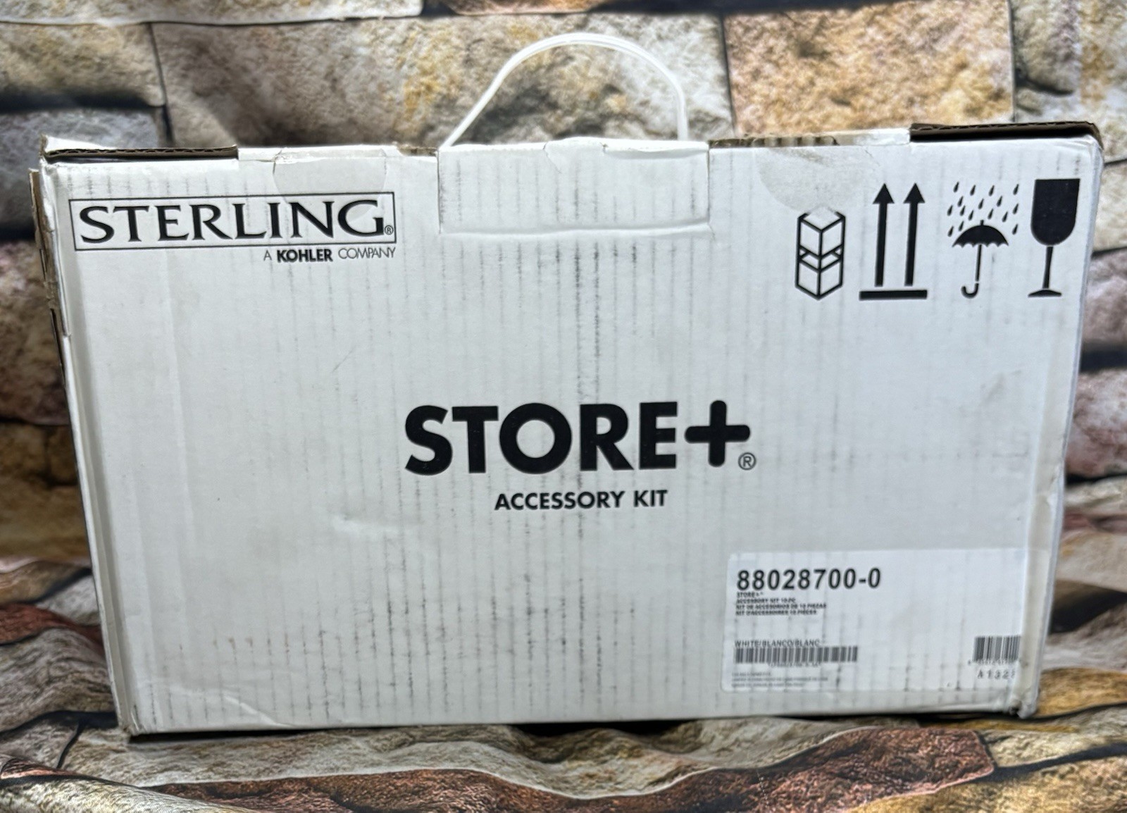 STERLING Store+ Basic 10-Piece Bathroom Accessory Kit White 88028700-0 🆕 gallery