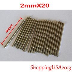20 pcs 2mm Diamond Coated Drill Bits Set Hole Saw Cutter Tool Glass Granite@