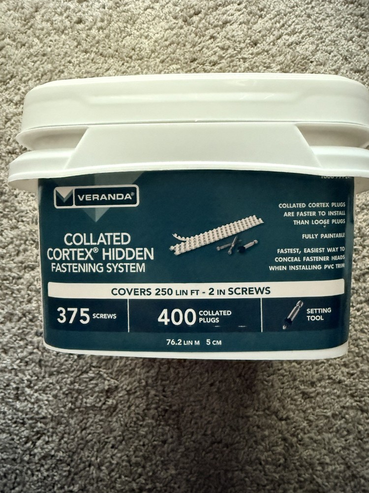 FastenMaster Collated Cortex Hidden Fastening System Veranda Trim - 2 inch