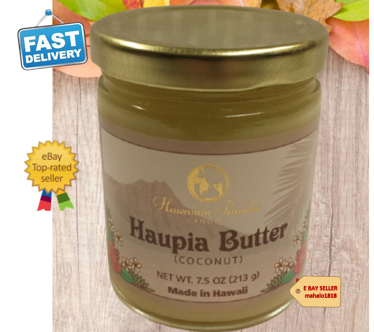 🌺HAUPIA BUTTER COCONUT FRUIT SPREAD HAWAII HAWAIIAN PARADISE CANDIES 7.5 OZ JAR gallery