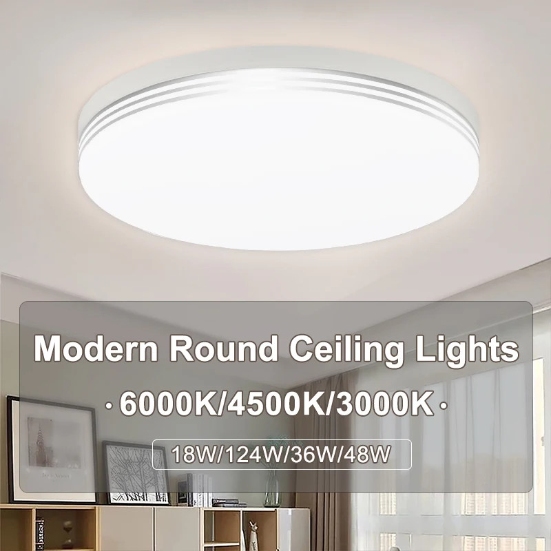 Round LED Ceiling Light Simple Square Ceiling Lights Modern Kitchen Ceiling gallery