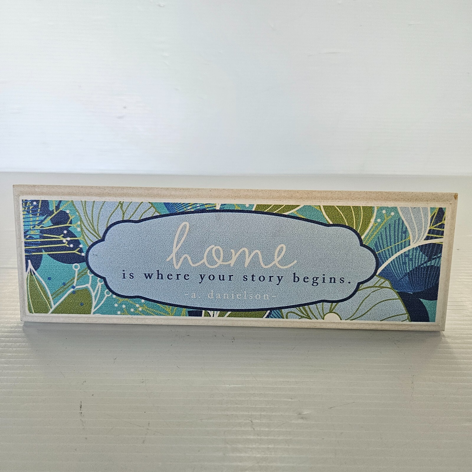 Home Decor Plaque/Wall Art-Home Is Where Your Story Begins wood - DANIELSON gallery