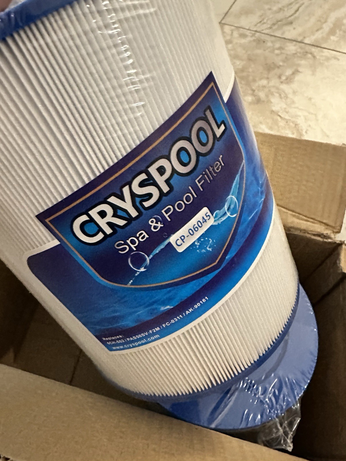 Cryspool 06045 Spa Filter 2 Pack for Artesian Spas Tidal Fit 50 Sq Ft gallery