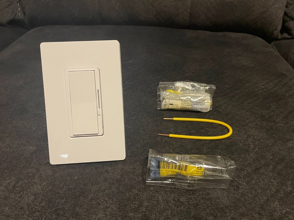 Lutron Diva Smart Dimmer Switch Caseta DVRF-6L-WH + Claro Wall Plate - NEW