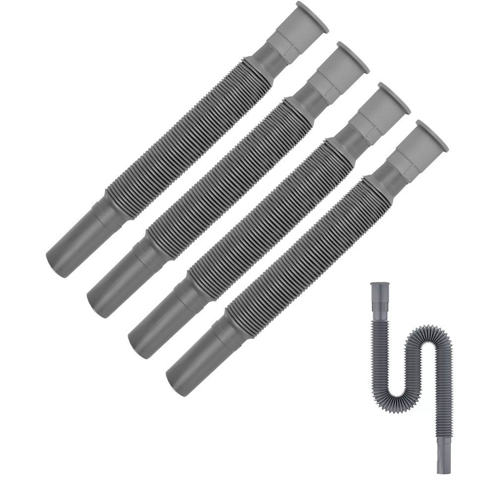 5PCS Collapsible Caravan Waste Pipe Flexible Drain Hose Motorhome Camper Grey UK gallery