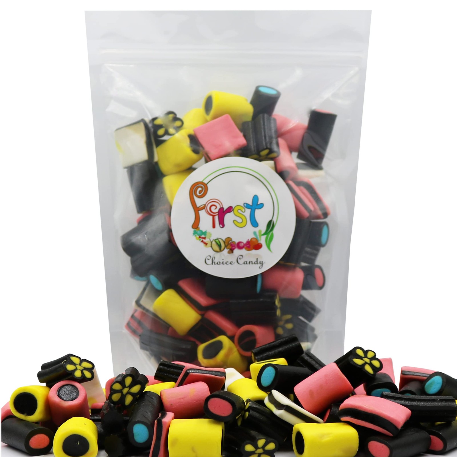 FirstChoiceCandy English Licorice Allsorts Candy Allsorts, 2 Pound gallery