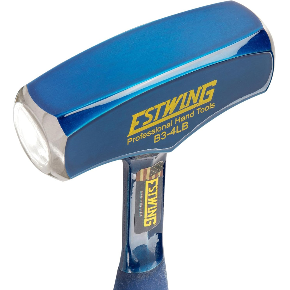 Estwing 4 lb. Solid American Steel Blue UV Coating Drilling Hammer (B3-4LB) NEW gallery